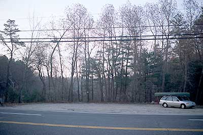 Parking area for the Big River at Route 3