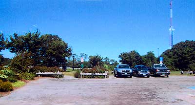 The parking lot at Marina Park