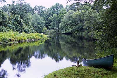 View Upriver from the Take-Out at War Memorial Park