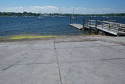 The Boat ramp and Dock