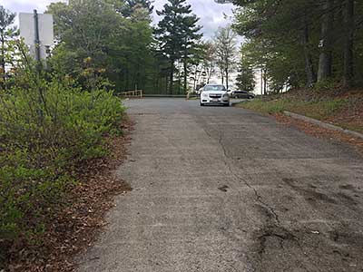 Looking Back up the Boat Ramp